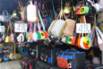 Bag stall at the market